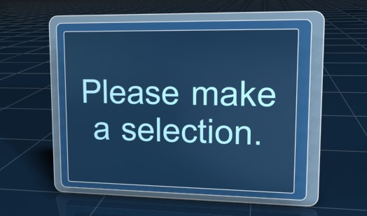 Please make a selection