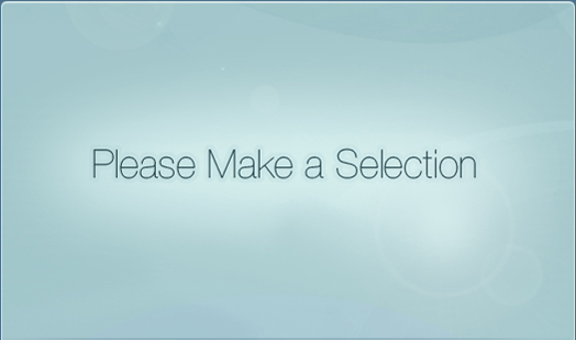 Please make a selection