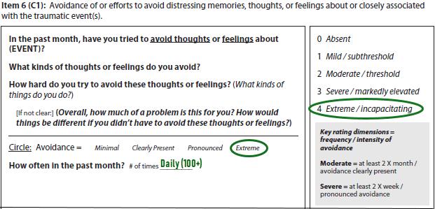 Item 6 (C1): You are correct!