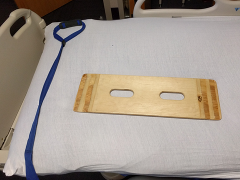 seated slide board